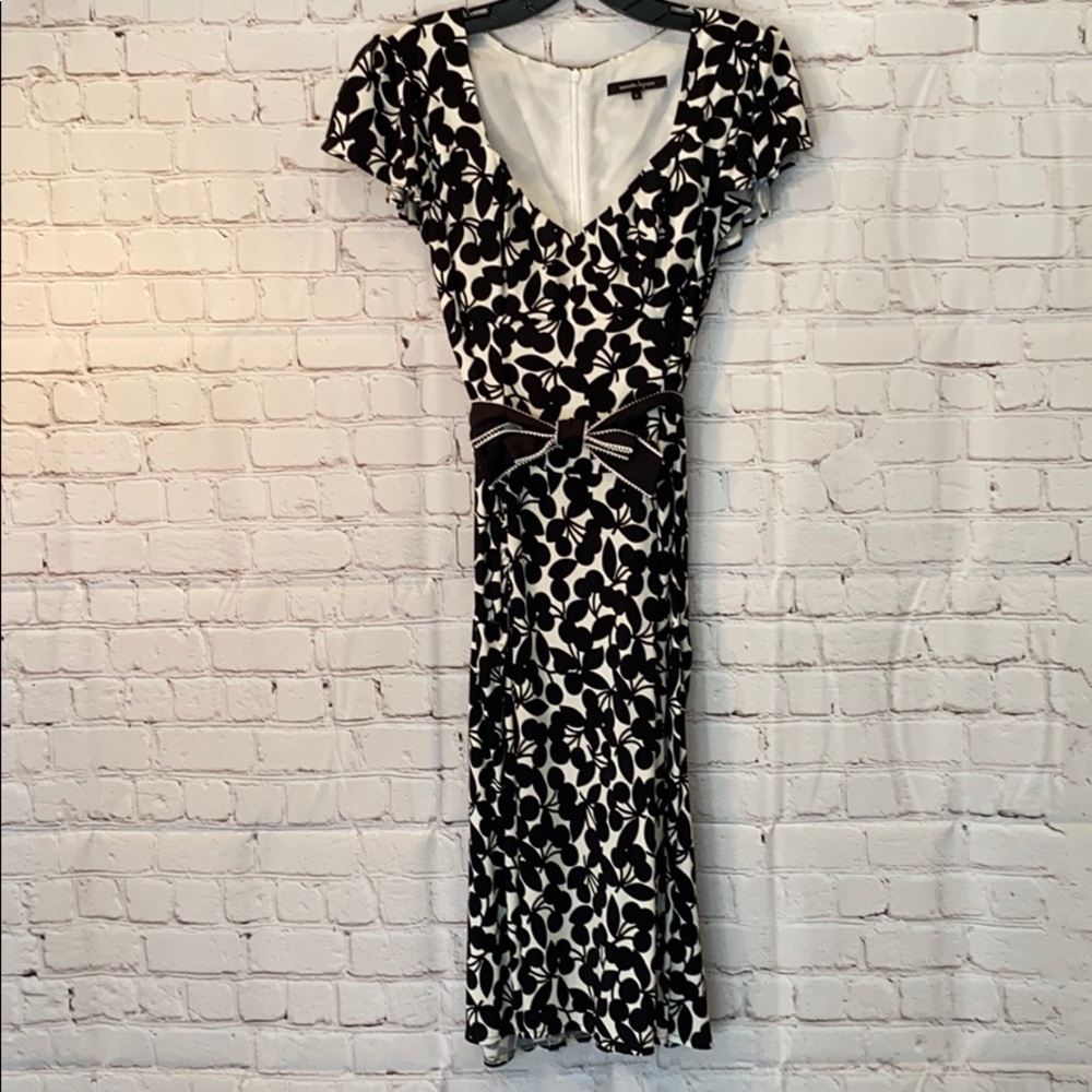 Nanette Lepore Black & White Very Cherry Dress
